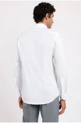 Camisa Slim Social Sem Bordado Branco